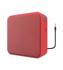 Portronics POR-511 Cubix II Wired Portable Speaker, Red